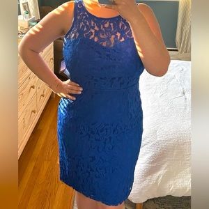 Royal Blue lace dress